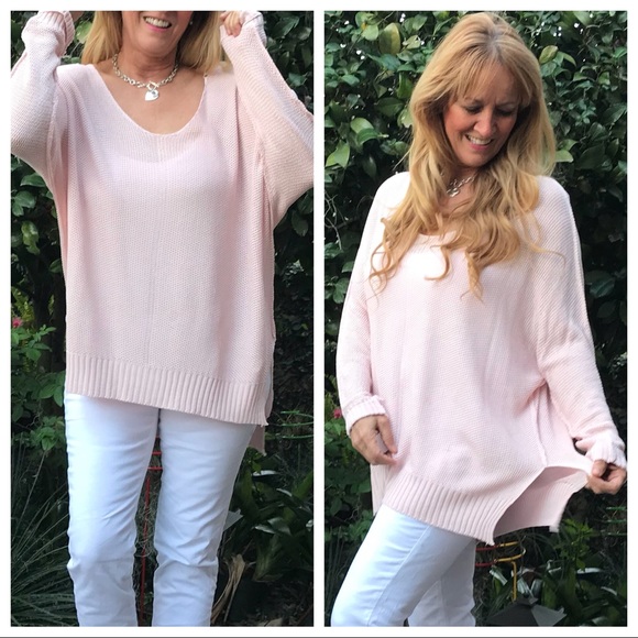 Smashing the Crazies! Blush Hi Lo Sweater - Picture 5 of 8